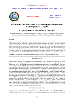 Growth and characterization of L-proline potassium bromide: A