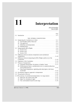 Interpretation - Centre for Human Rights, University of Pretoria