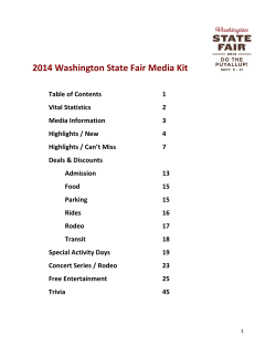 2014 Washington State Fair Media Kit