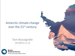 Improving projections of 21st century polar climate