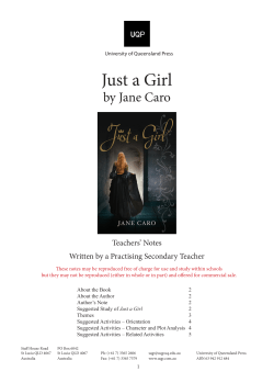 Just a Girl - UQP - University of Queensland