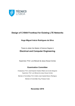 Design of C-RAN Fronthaul for Existing LTE Networks