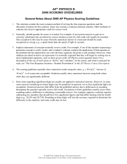 Sample Responses Q6 - AP Central