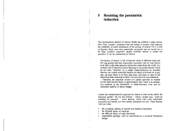 5 Resisting the pessimistic induction