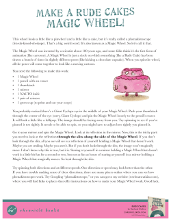 magic wheel! - Chronicle Books