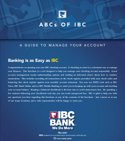 ABCs OF IBC
