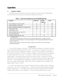 Appendixes - Consumers Union