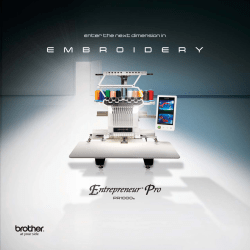 Brother PR1000e Brochure