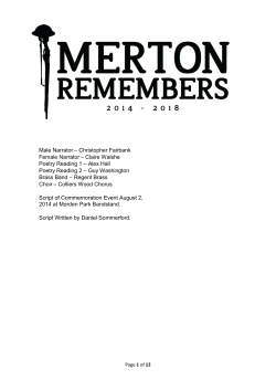 Male Narrator &ndash; Christopher Fairbank Female Narrator &ndash; Claire