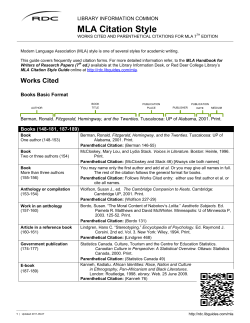 Parenthetical Citations