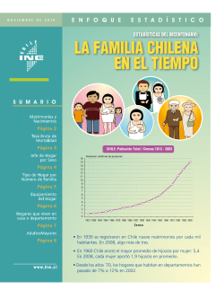 la familia chilena en el tiempo