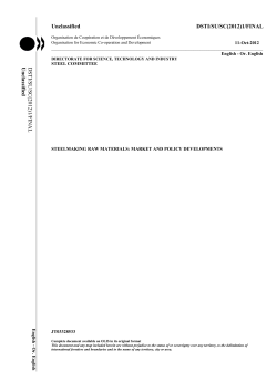 Steelmaking Raw Materials