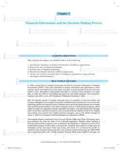 Chapter 1 Financial Information and the Decision
