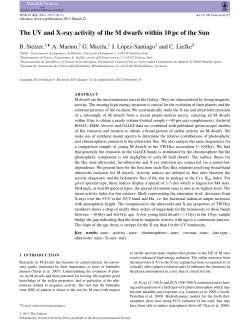 The UV and X-ray activity of the M dwarfs within 10 pc of the Sun