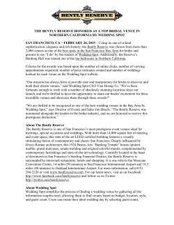 Release - The Bently Reserve