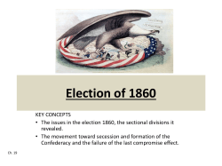 Election of 1860 - Oasis High School