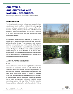 agricultural and natural resources
