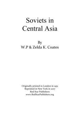 Soviets in Central Asia