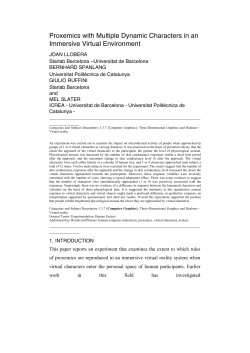 Proxemics with Multiple Dynamic Characters in an Immersive Virtual