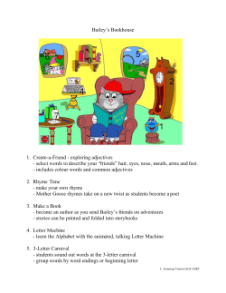 Bailey`s Bookhouse 1. Create-a-Friend - exploring adjectives