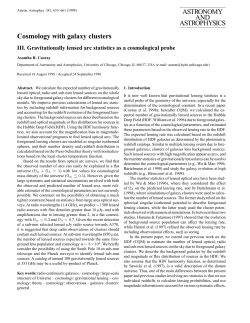 Cosmology with galaxy clusters