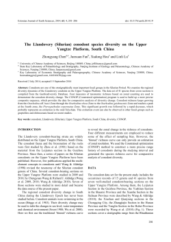 The Llandovery (Silurian) conodont species diversity on the Upper