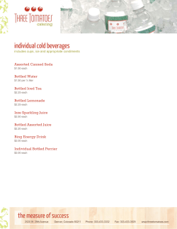 individual cold beverages