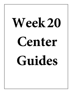 Center Guide Week 20