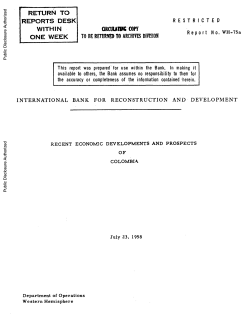 ONE - World bank documents