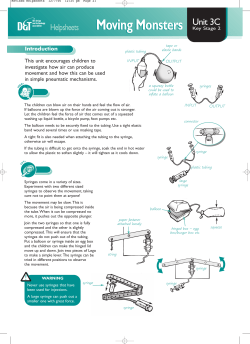 Moving Monster Help Sheet