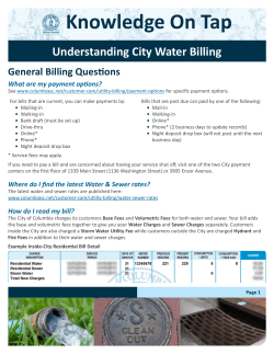 Knowledge On Tap - the City of Columbia