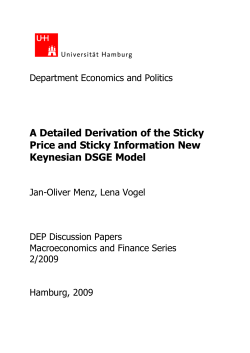 A Detailed Derivation of the Sticky Price and Sticky Information New