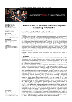 - International Journal of Applied Research