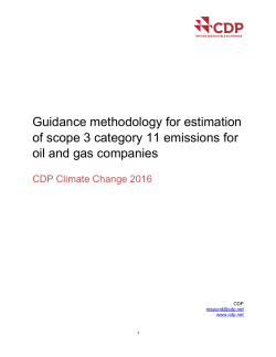 Guidance methodology for estimation of scope 3 category 11