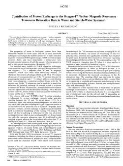 Contribution of Proton Exchange to the Oxygen
