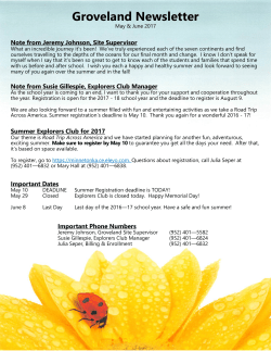 Groveland Newsletter - Minnetonka Public Schools