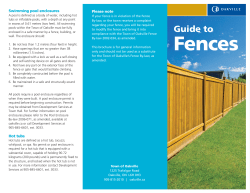 Fences - Town of Oakville