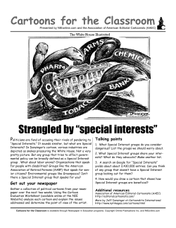 Cartoons for the Classroom Strangled by &ldquo;special