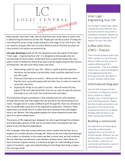 Inner Logic &ndash; Engineering Your Life Coffee with Chris (CWC