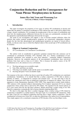 complete paper - Cascadilla Proceedings Project