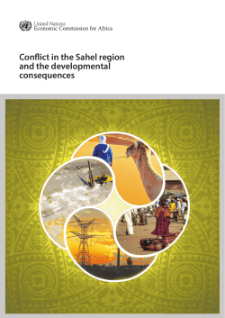 Conflict in the Sahel region and the developmental