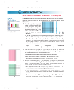 MATH ACTIVITY 6.1