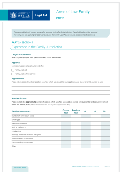 Family - Ministry of Justice