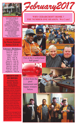 Feb - Lebanon - Cedarcroft Home