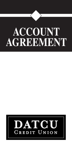 account agreement