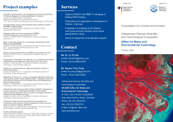 Services Contact Project examples - Ruhr