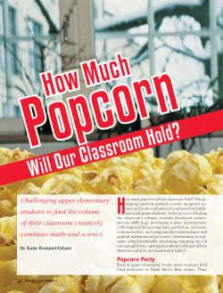 How much popcorn will our classroom hold?