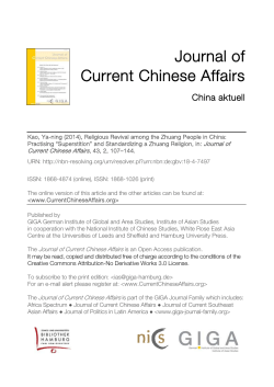 and Standardizing a Zhuang Religion