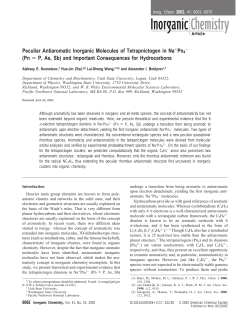 Peculiar Antiaromatic Inorganic Molecules