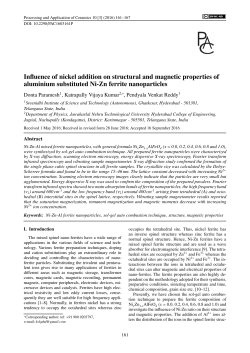 Influence of nickel addition on structural and magnetic properties of